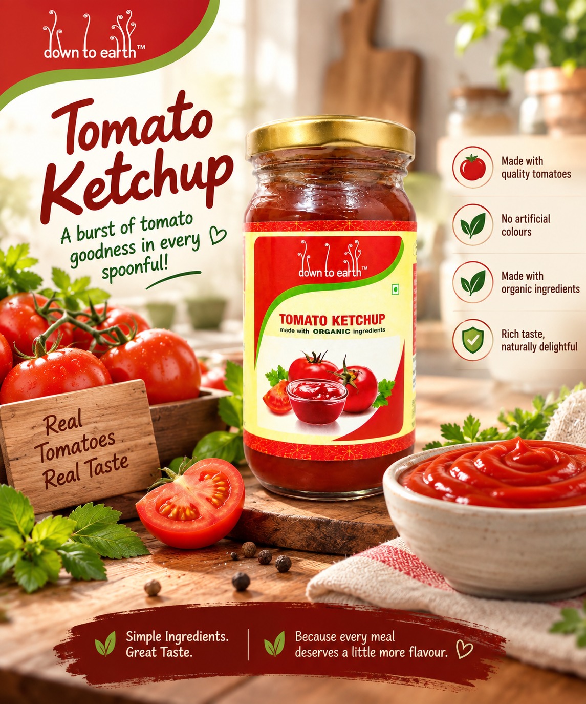 Tomato Ketchup: A Burst of Tomato Goodness in Every Spoonful