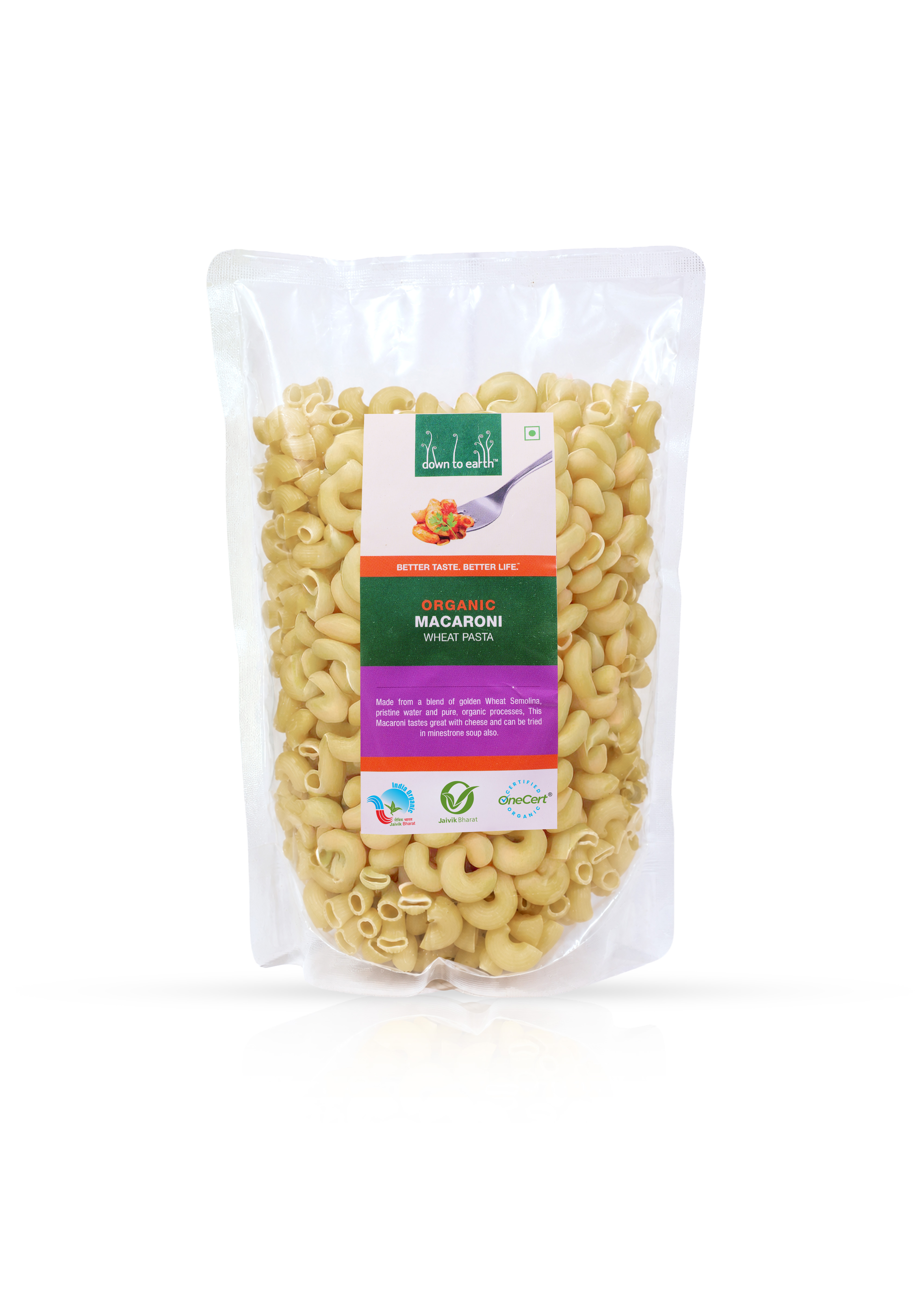 Organic Macaroni Wheat Pasta