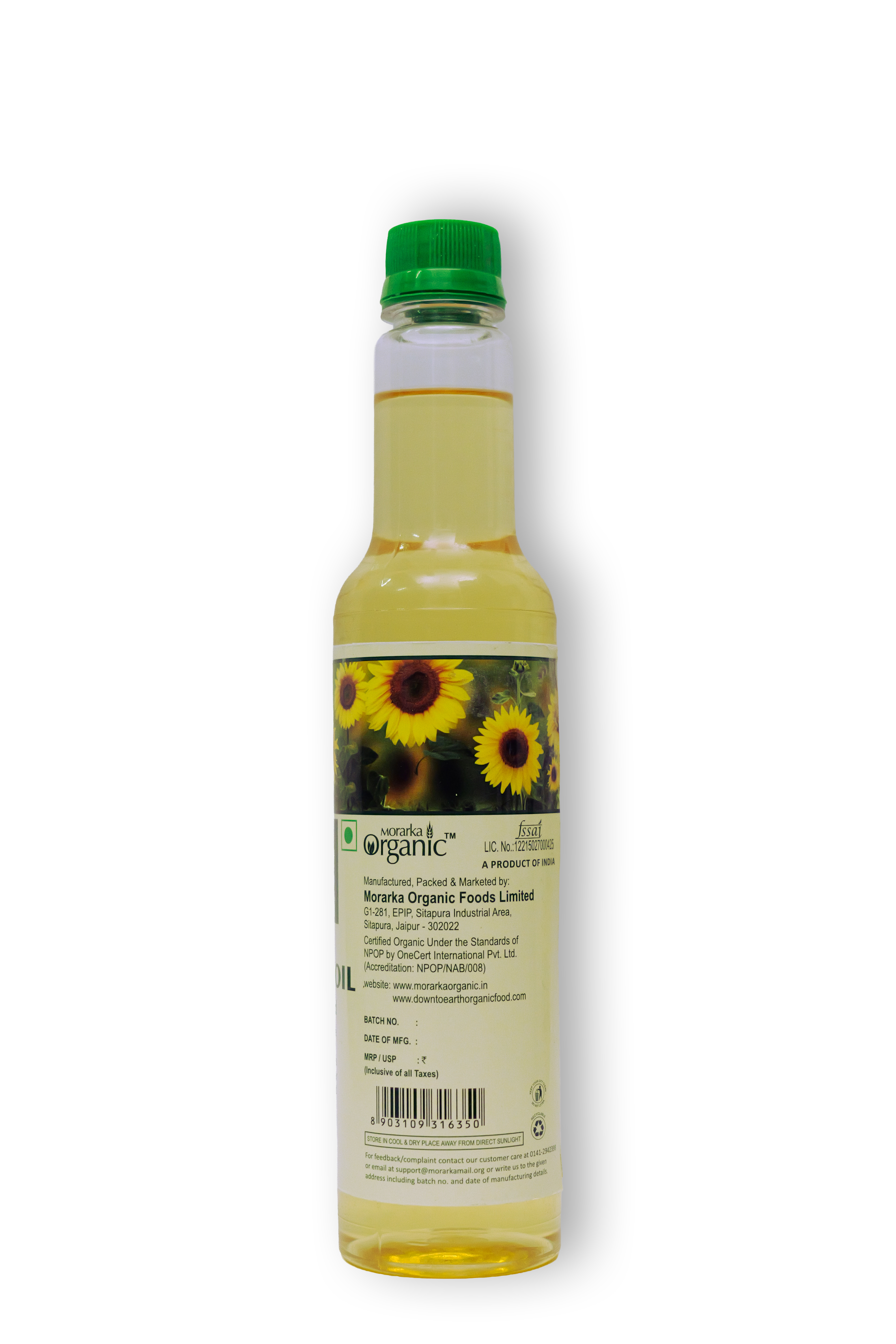 Organic Sunflower Oil