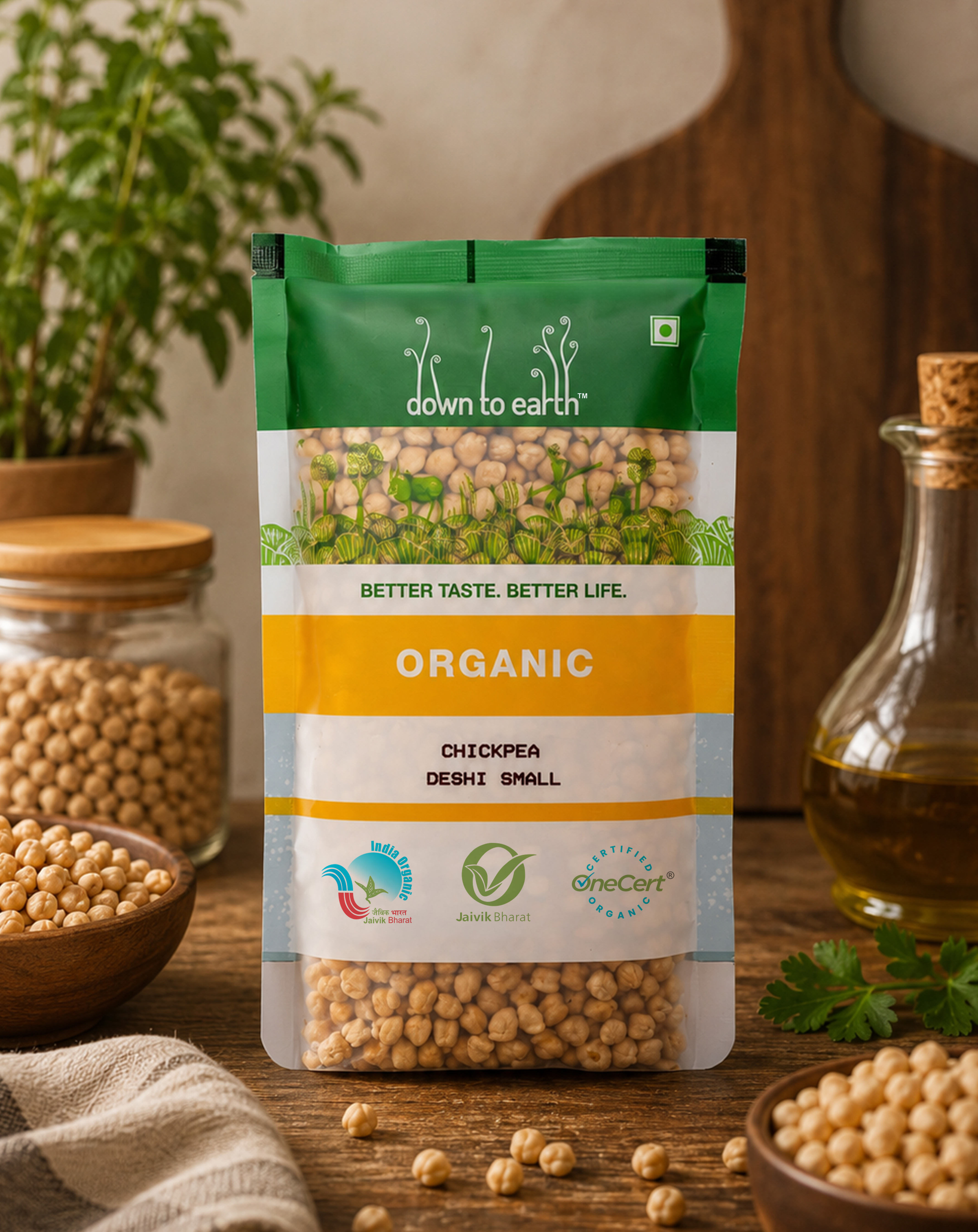 Organic Chickpea Deshi Small