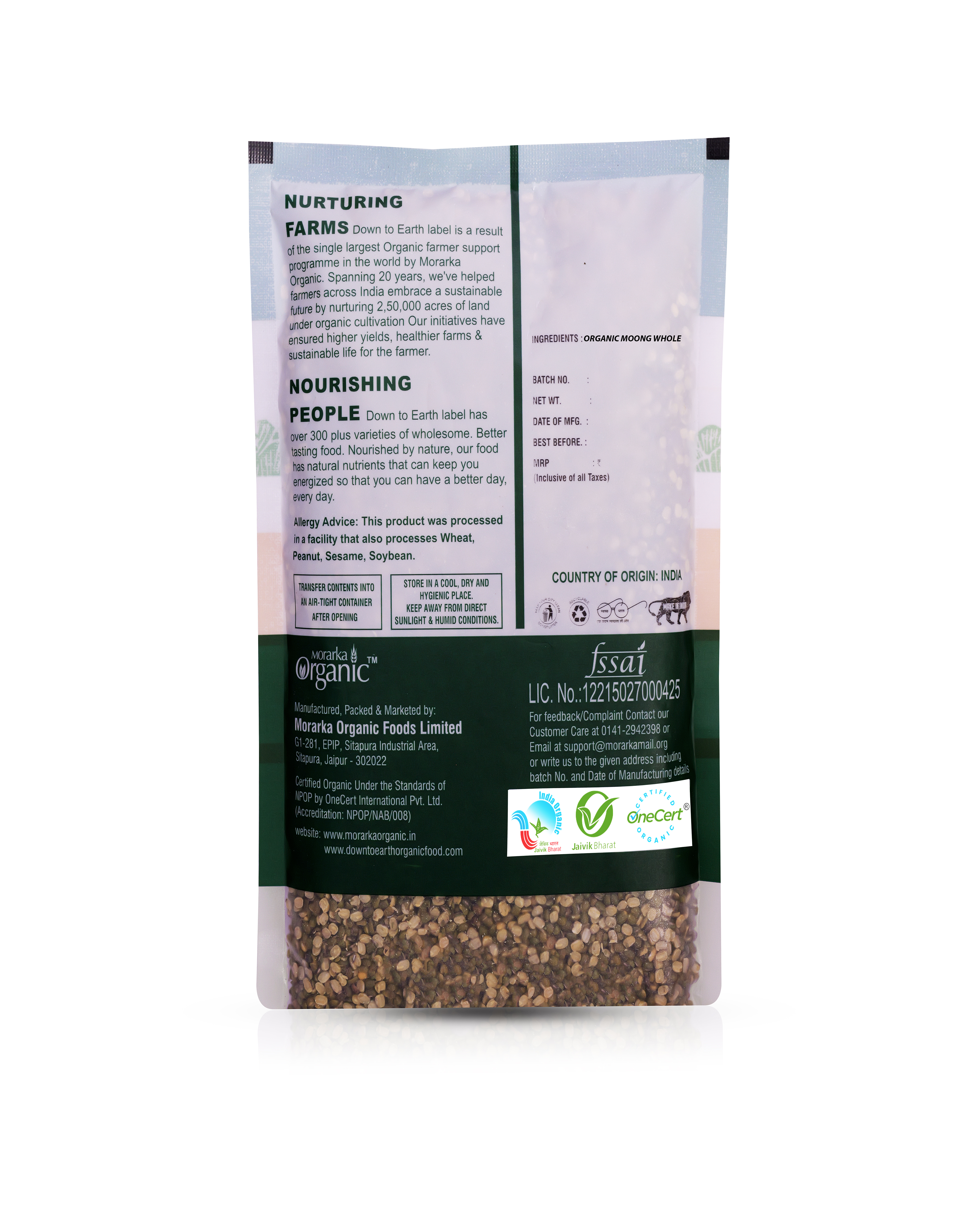 Organic Moong Split Chhilka