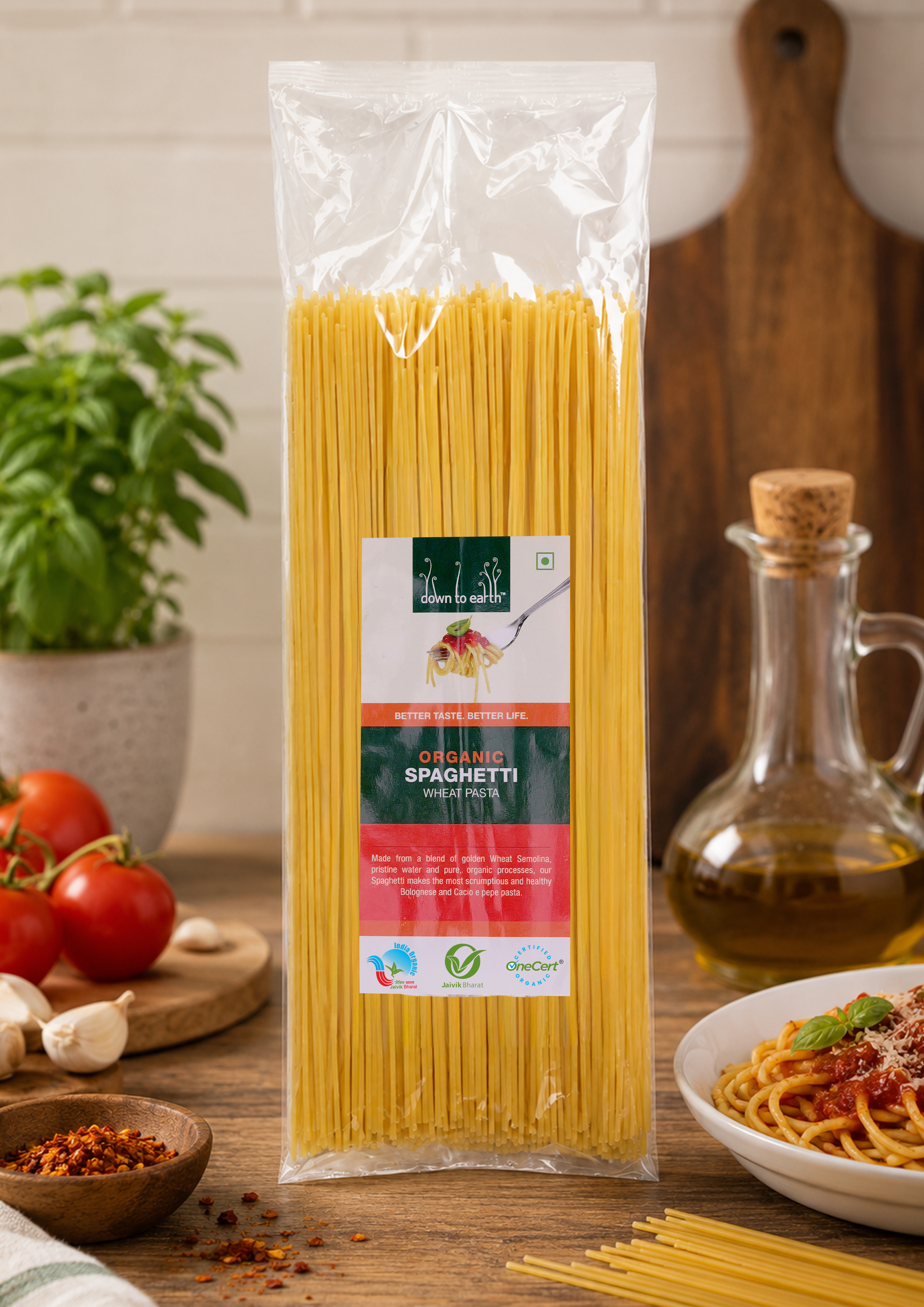 Organic Spaghetti Wheat Pasta