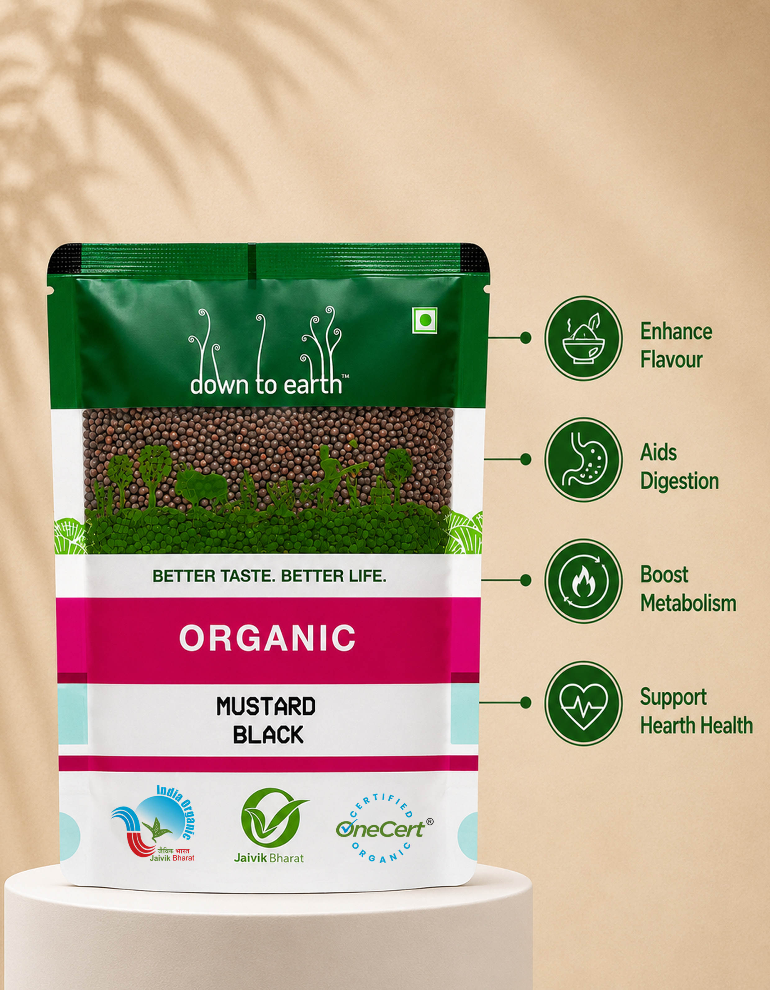 Organic Mustard Black