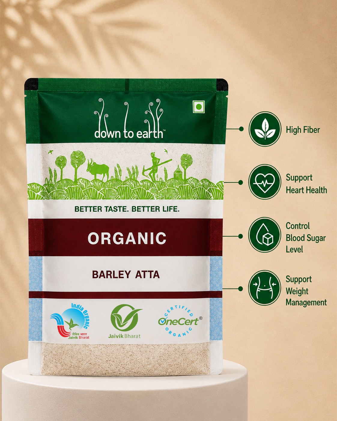 Organic Barley Atta