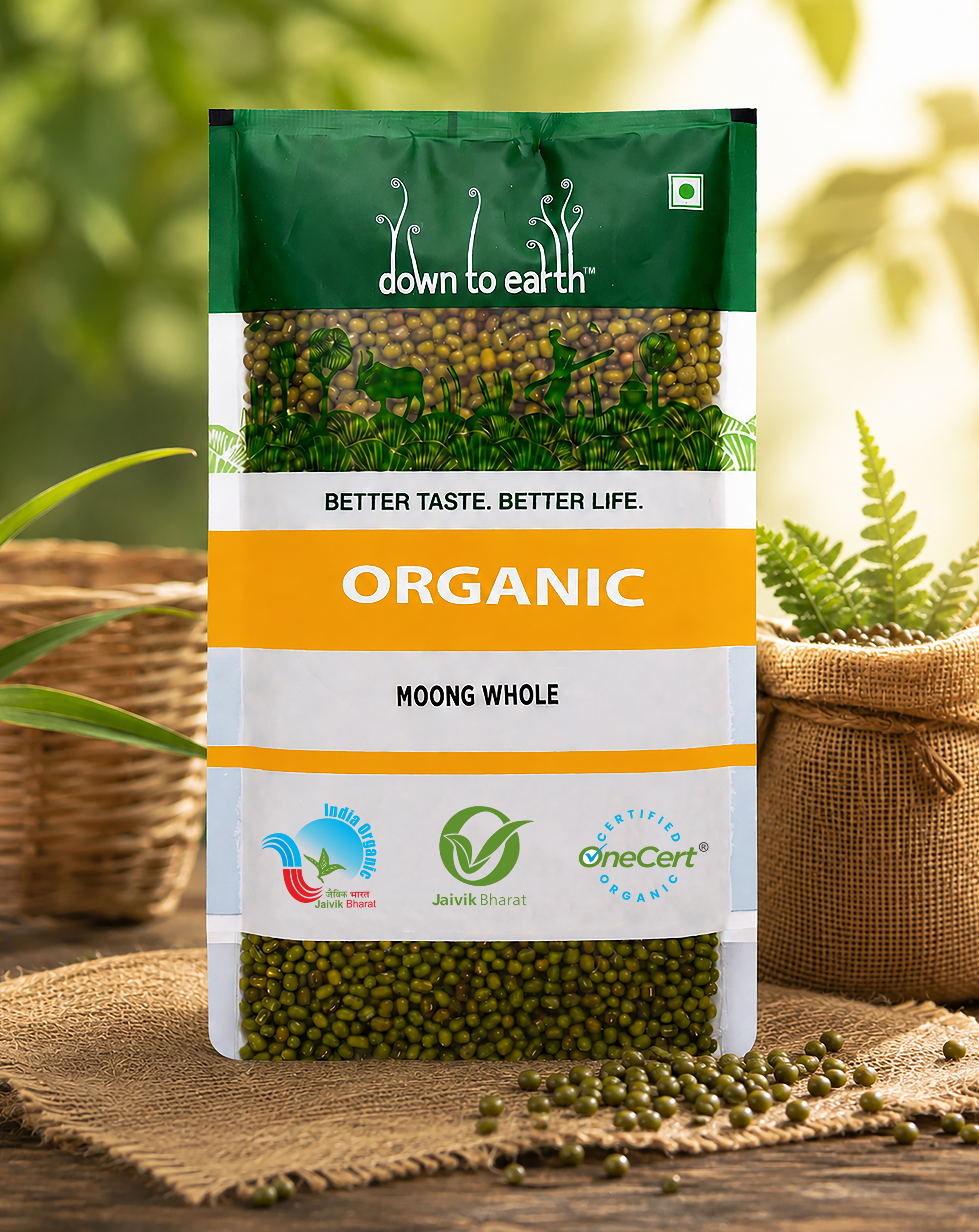 Organic Moong Whole