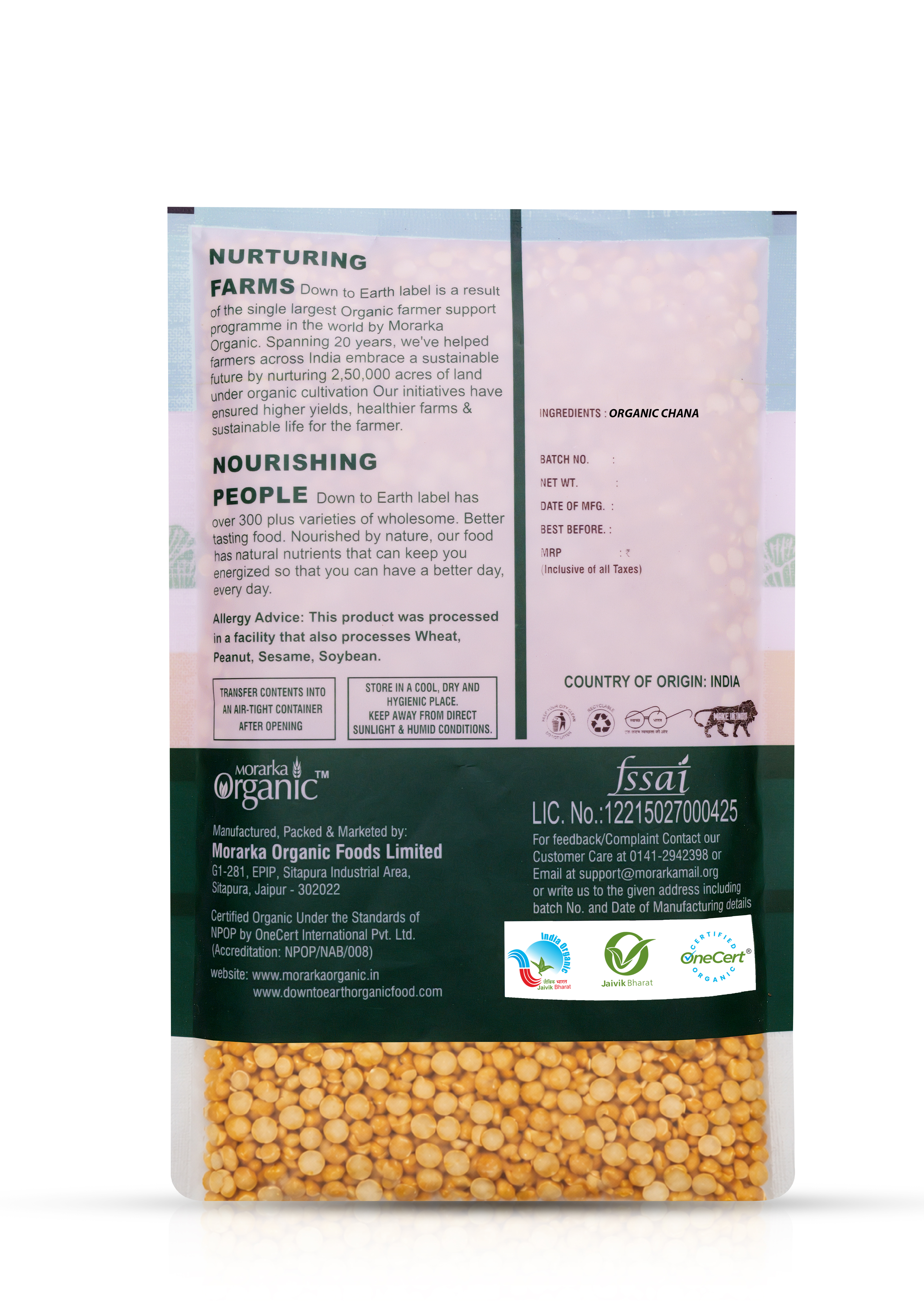 Organic Chana Dal