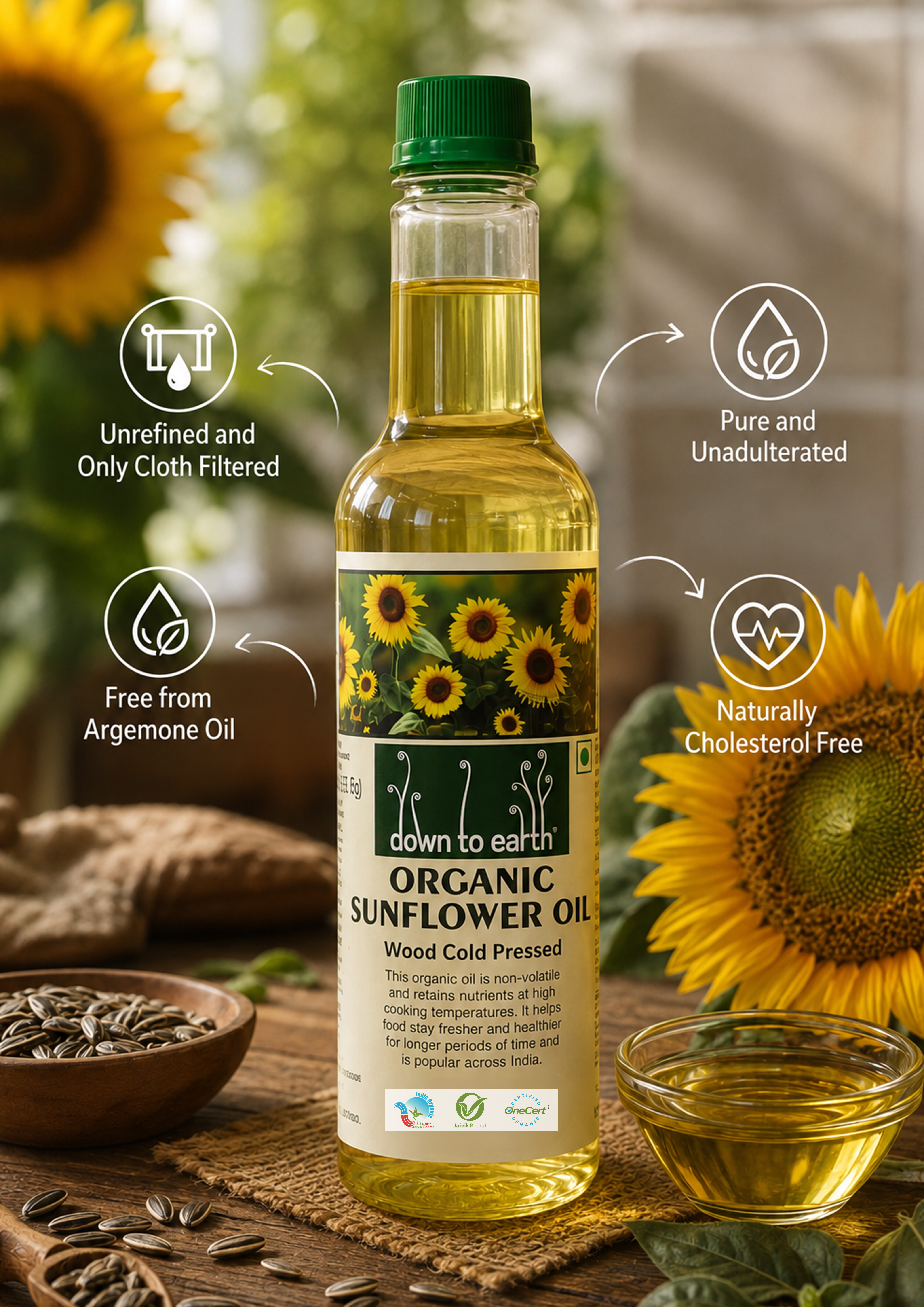 Organic Sunflower Oil